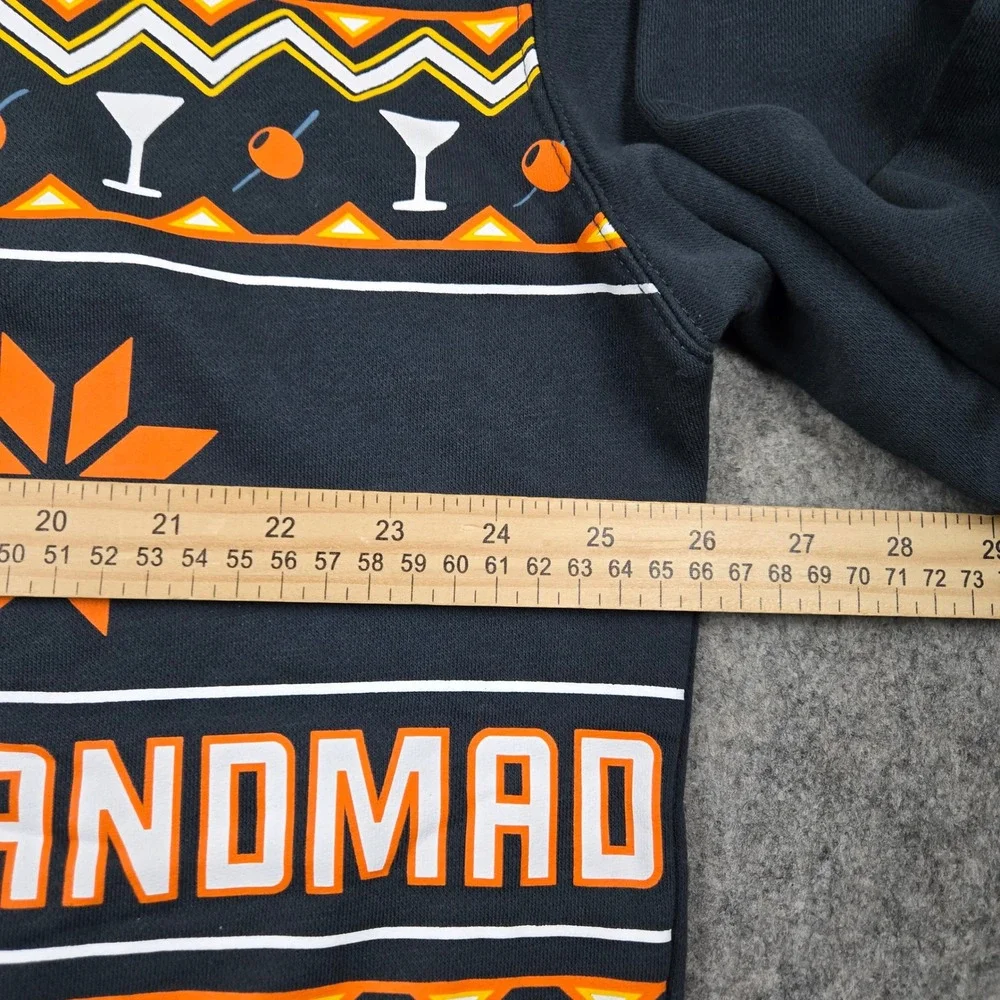 Tito's Handmade Vodka Sweatshirt Size XL Black Ugly Christmas Sweater Holiday